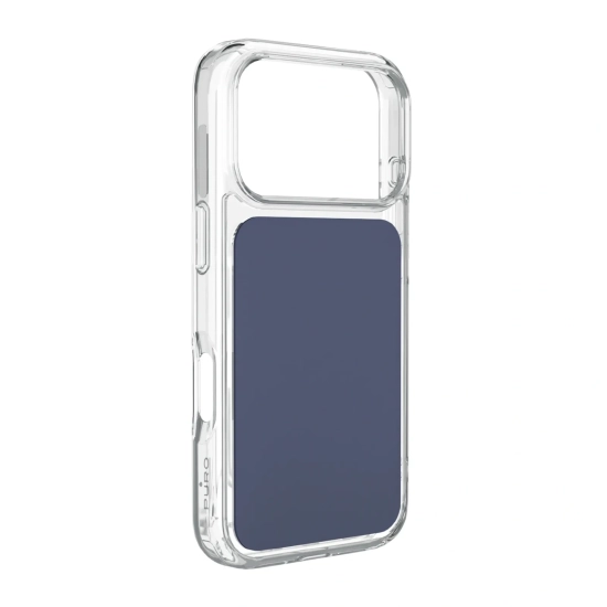 PURO Etui pokrowiec na iPhone 17 Pro Max Plate Mag MagSafe - niebieski