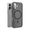 PURO Etui pokrowiec na iPhone 17 Lightfeel MagSafe - przezroczysto czarne