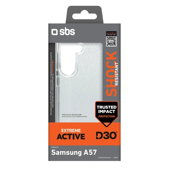 SBS Etui pokrowiec na Samsung Galaxy A57 D3O - przezroczysty