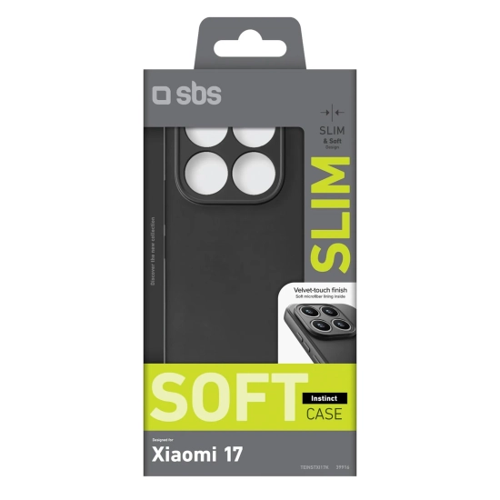 SBS Etui pokrowiec na Xiaomi 17 Instinct - czarny