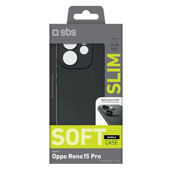 SBS Etui pokrowiec na Oppo Reno 15 Pro Instinct - czarny
