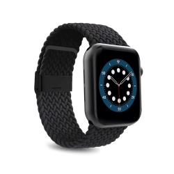 PURO Pasek nylonowy do Apple Watch 38 40 41 mm Loop - czarny