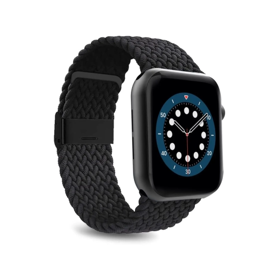 PURO Pasek nylonowy do Apple Watch 38 40 41 mm Loop - czarny