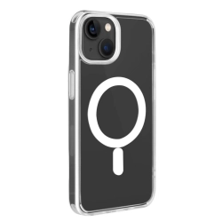 PURO Etui silikonowe do iPhone 14 / 13 Lite Mag MagSafe - przezroczyste