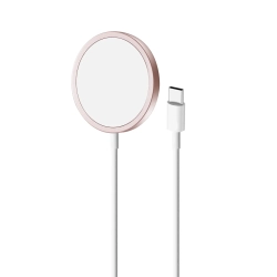 PURO Ładowarka indukcyjna z MagSafe Magnetico 1m - różowa