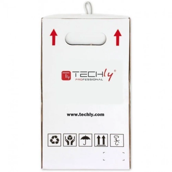 TECHly ITP6-CCA-305-GY Kabel skrętka Cat6 UTP drut 305 m CCA szary