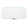 Biały punkt dostępowy Ubiquiti UniFi WiFi BaseStation XG UWB-XG z kierunkową konstrukcją antenową.