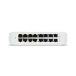 UBIQUITI UniFi Switch Lite 16 PoE; (8) GbE PoE+, (8) GbE, 45W