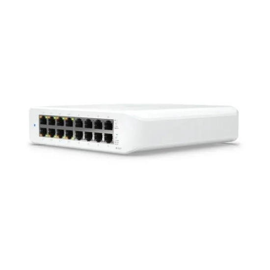 UBIQUITI UniFi Switch Lite 16 PoE; (8) GbE PoE+, (8) GbE, 45W