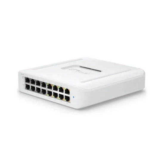 UBIQUITI UniFi Switch Lite 16 PoE; (8) GbE PoE+, (8) GbE, 45W