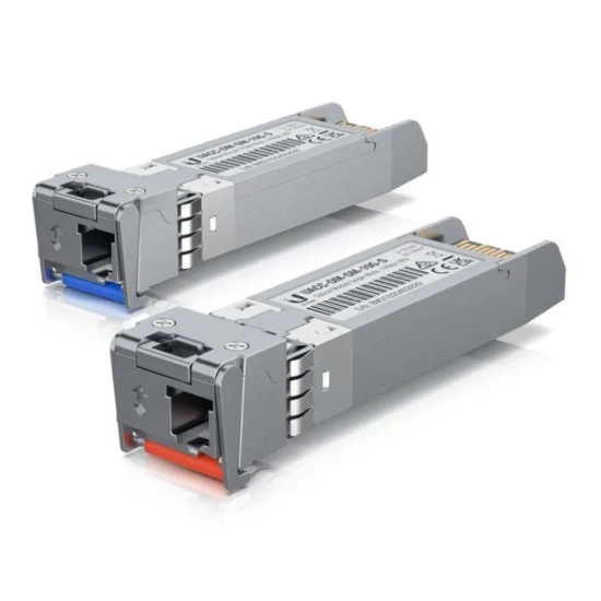UBIQUITI zestaw wkładek SFP+ (10G), SM, WDM, 10 km, LC/UPC (2-pack)