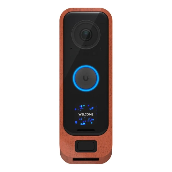 Osłona Ubiquiti G4 Doorbell Pro Cover w wariancie Brick, przeznaczona do UVC-G4 Doorbell Pro.