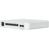 Switch PoE Ubiquiti USW-PRO-8-POE-EU: 8 portów Gigabit, 6 × PoE+ i 2 ×