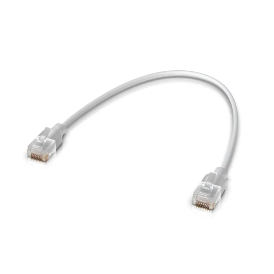 Patchcord Ubiquiti Etherlighting RJ45 10G 0,15 m biały