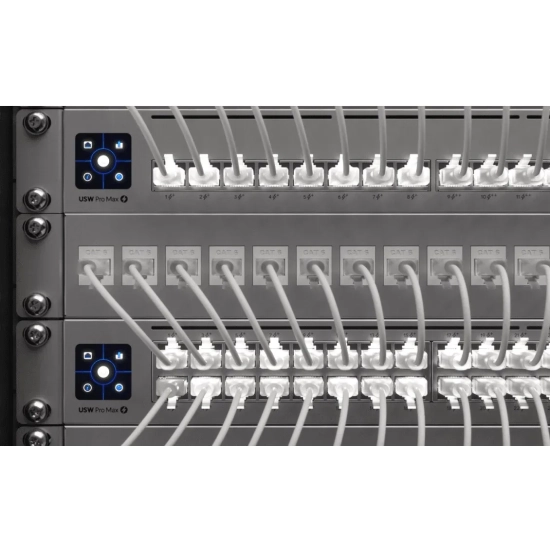 Patchcord Ubiquiti Etherlighting RJ45 10G 0,15 m biały