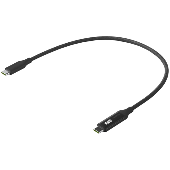 Ubiquiti UACC-Cable-USB-100W-0.3M-BK USB-C Cable with Charge Display, 100W