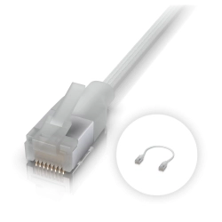 Patchcord Ubiquiti Premium Cat6A RJ45 0,15 m biały