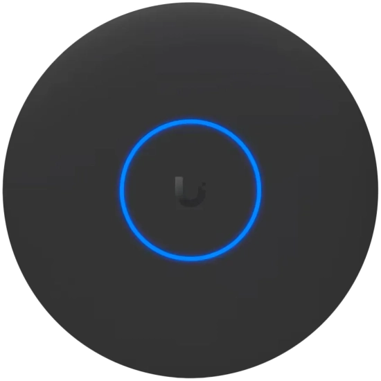 Czarny punkt dostępowy Ubiquiti UniFi U7 Pro XG, Wi-Fi 7, uplink 10 GbE