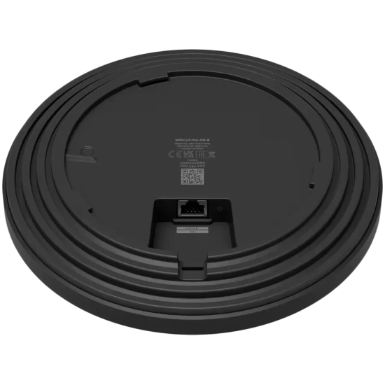 Czarny punkt dostępowy Ubiquiti UniFi U7 Pro XG, Wi-Fi 7, uplink 10 GbE