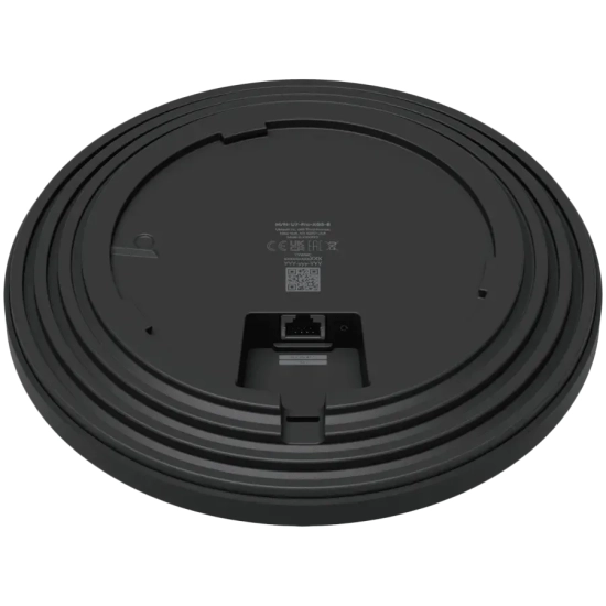 Czarny punkt dostępowy Ubiquiti UniFi U7 Pro XGS, Wi-Fi 7, uplink 10 GbE