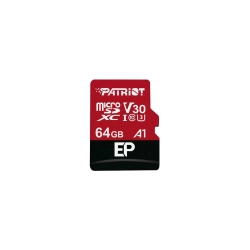 Karta pamięci Patriot EP Pro 64GB microSDXC U3 V30 A1, dokładny wariant PEF64GEP31MCX. Karta pamięci Patriot EP Pro 64GB microSDXC U3 V30 A1, dokładny wariant PEF64GEP31MCX.