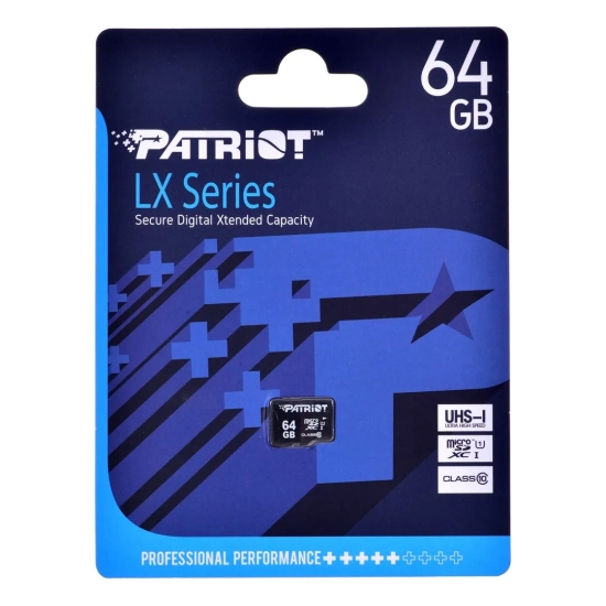 Patriot Memory Patriot LX 64 GB microSDXC PSF64GMDC10 Class 10