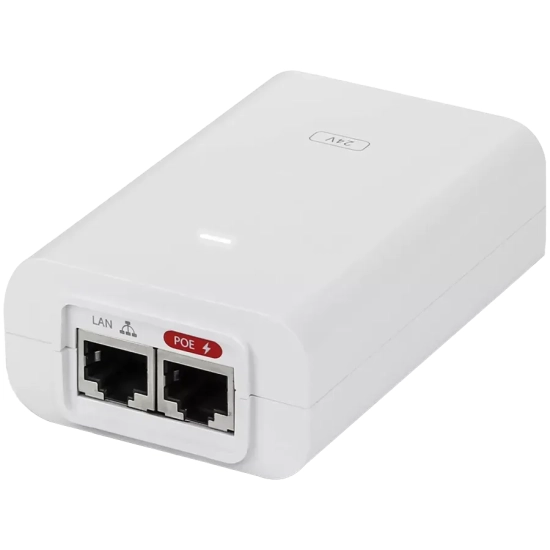 Injektor PoE Ubiquiti POE-24-24W-G-WH-EU 24 V 24 W Gigabit