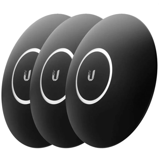 Czarna osłona Ubiquiti nanoHD U6 Lite 3 sztuki