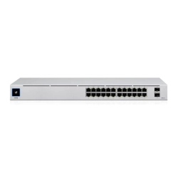 UBIQUITI UniFi Switch USW-24-PoE, 24 port Layer 2; (16) GbE PoE+, (8) GbE