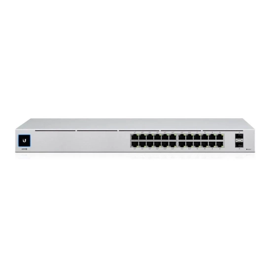 UBIQUITI UniFi Switch USW-24-PoE, 24 port Layer 2; (16) GbE PoE+, (8) GbE