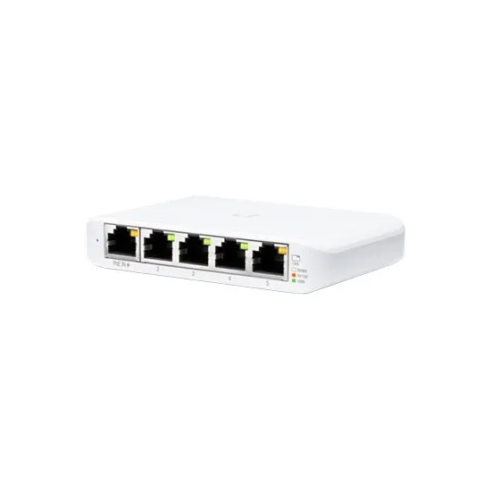 UBIQUITI UniFi Switch Flex Mini, 5 port, (4) GbE, (1) GbE PoE input port
