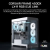 Obudowa komputerowa Corsair FRAME 4500X LX-R RGB Midi Tower biały