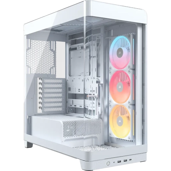 Obudowa komputerowa Corsair FRAME 4500X LX-R RGB Midi Tower biały