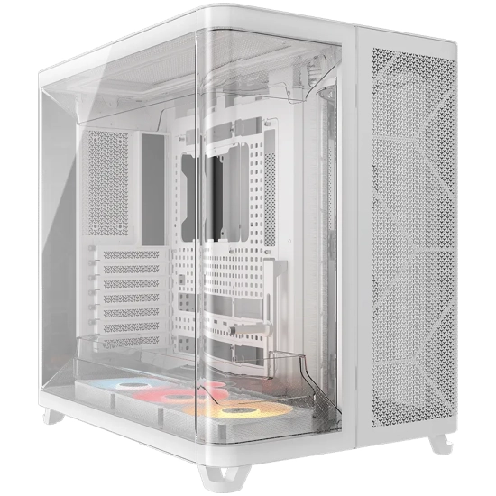 CORSAIR AIR 5400 RS-R ARGB Tempered Glass Mid-Tower, White