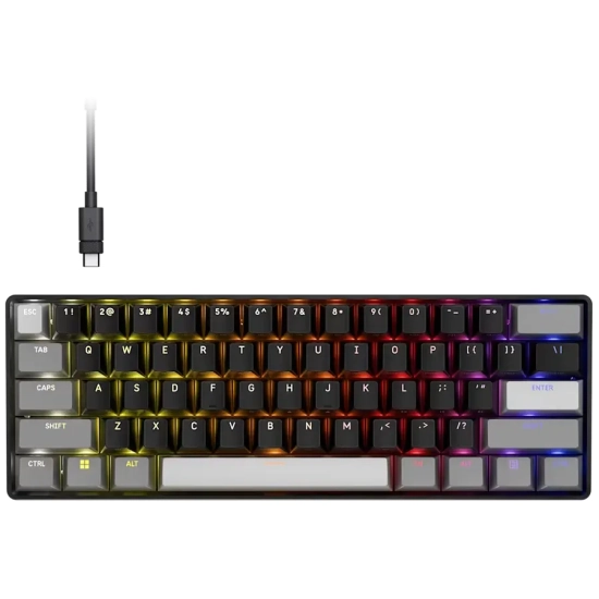 Klawiatura Corsair CLIPPER PRO MINI 60 Hall Effect czarna