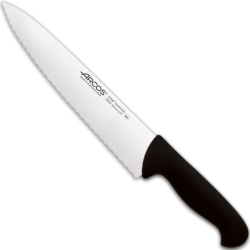 Arcos Nóż szefa kuchni kucharski ząbkowany Seria 2900 dł. 250/386 mm