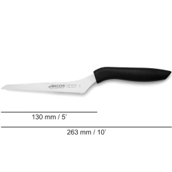 Arcos Nóż kuchenny uniwersalny zakrzywiony NIZA dł. 130/265 mm