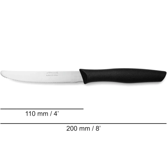 Arcos Nóż stołowy ząbkowany NOVA dł. 110/220 mm