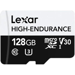 Lexar High-Endurance 128 GB karta microSDXC do nagrywania