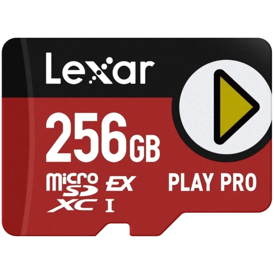 Lexar PLAY PRO 256 GB microSD Express, odczyt do 900 MB/s