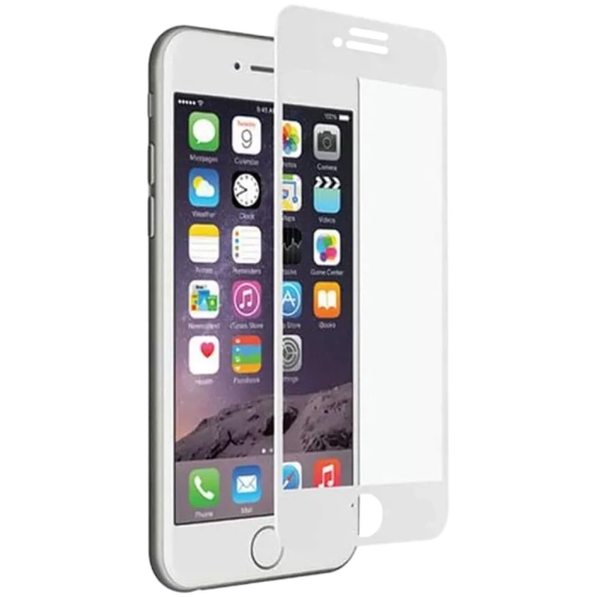 Cygnett 3D Curved 9H, szkło ochronne do iPhone 7, ramka biała
