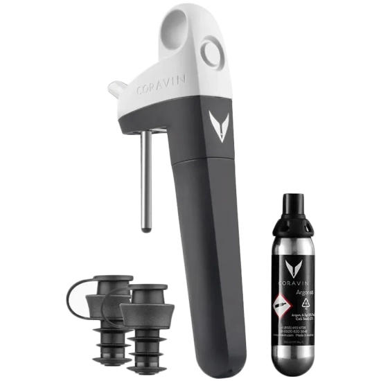 Coravin Pivot system do przechowywania wina szary 112309