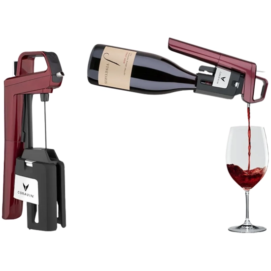 Coravin System do wina Timeless Six Plus 112336B burgundowy