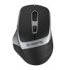 Mysz komputerowa Powerton LIFE FLIXO bezprzewodowa, czarno-srebrna WPM10SL