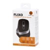 Mysz komputerowa Powerton LIFE FLIXO bezprzewodowa, czarno-srebrna WPM10SL