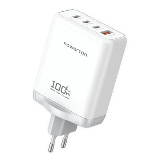 Ładowarka GaN Powerton ENERGY QUANTIX 100 W 4-portowa