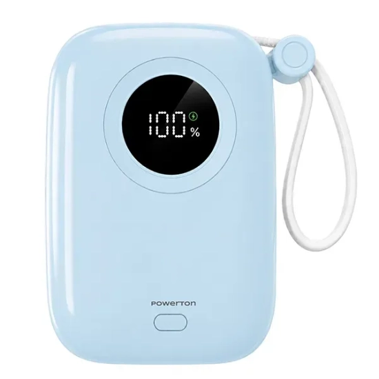 Powerbank Powerton PASTEL WPAN33-3 10000 mAh 22,5 W niebieski