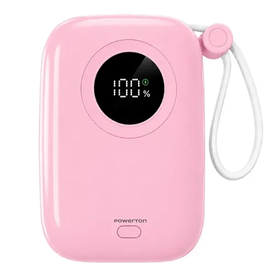 Powerbank Powerton PASTEL WPAN36-6 10000 mAh 22,5 W różowy