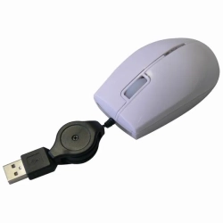 Mysz komputerowa All New M-92 przewodowa, biała, 800 DPI