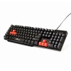 Klawiatura Red Fighter K1 przewodowa (USB) US, czarna